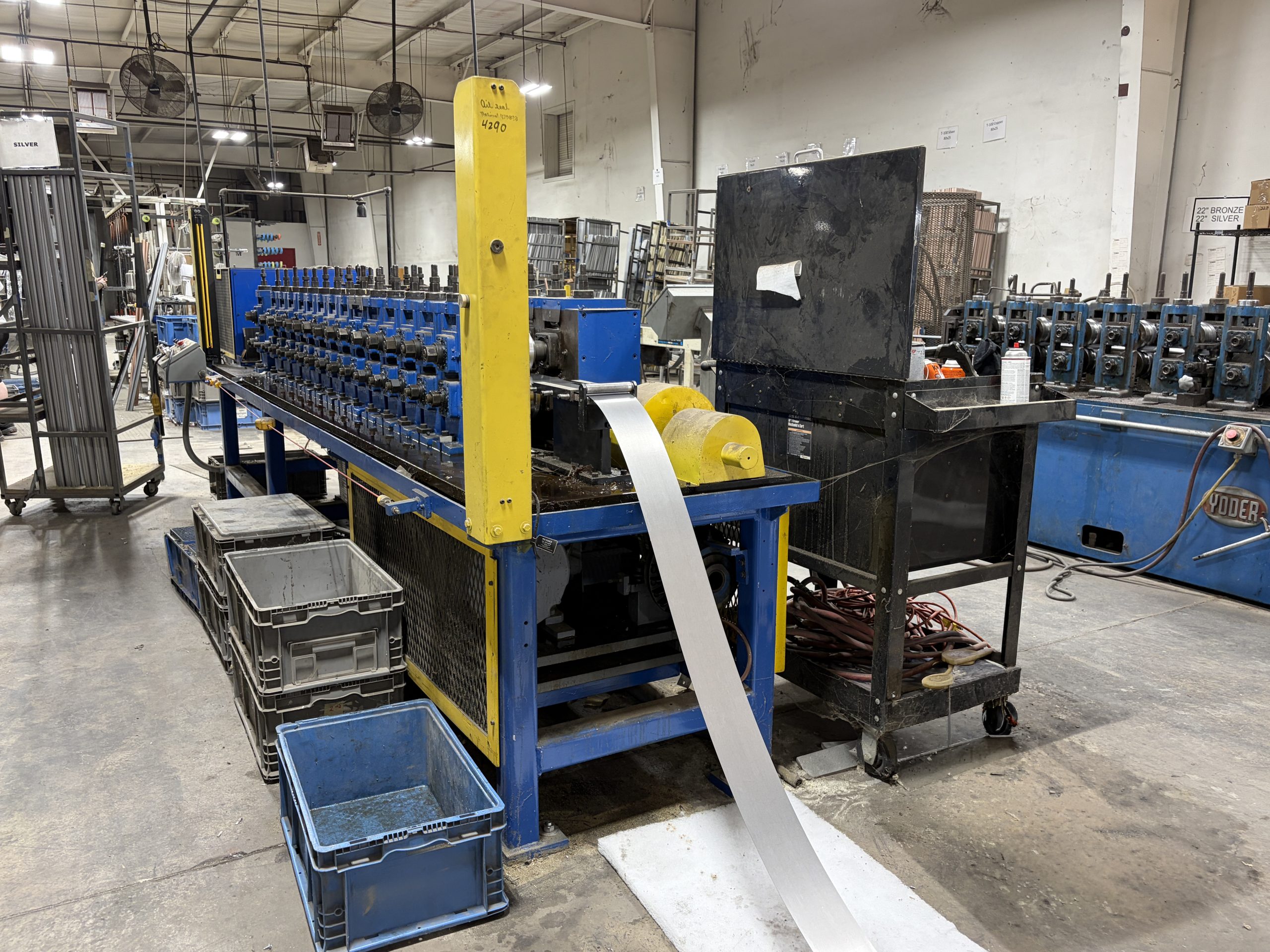 IMG_1729 Roll forming machine for manufacturing processes by Tri-State Metals.