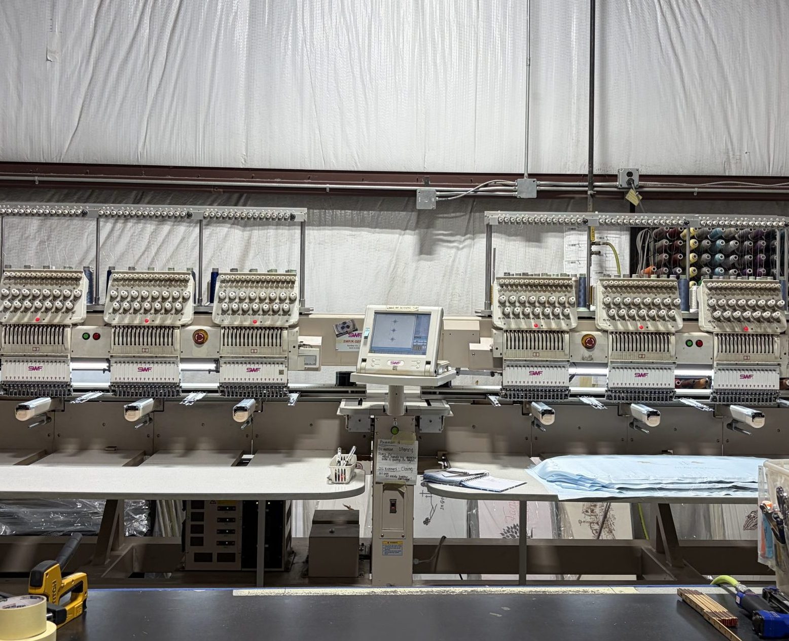 IMG_1804 Sewing and embroidery machines for manufacturing processes by Tri-State Metals.